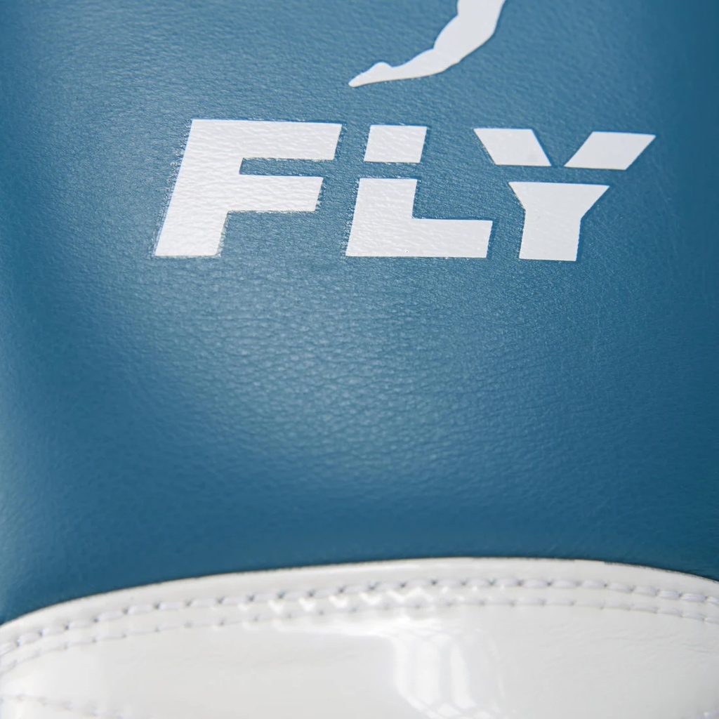 Fly Boxhandschuhe Superlace Lightning, Blau-Weiß 5