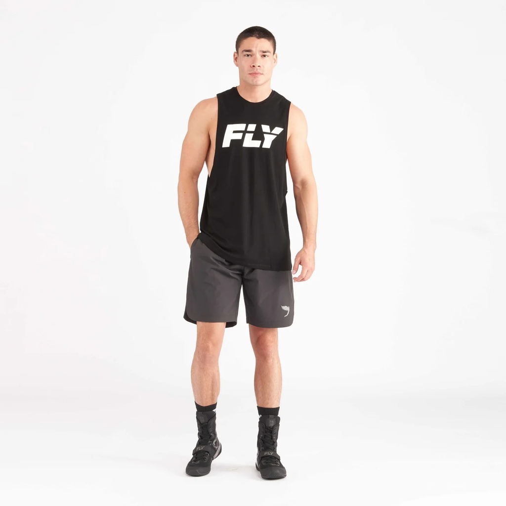 Fly Tank Top Big Logo, Schwarz 3