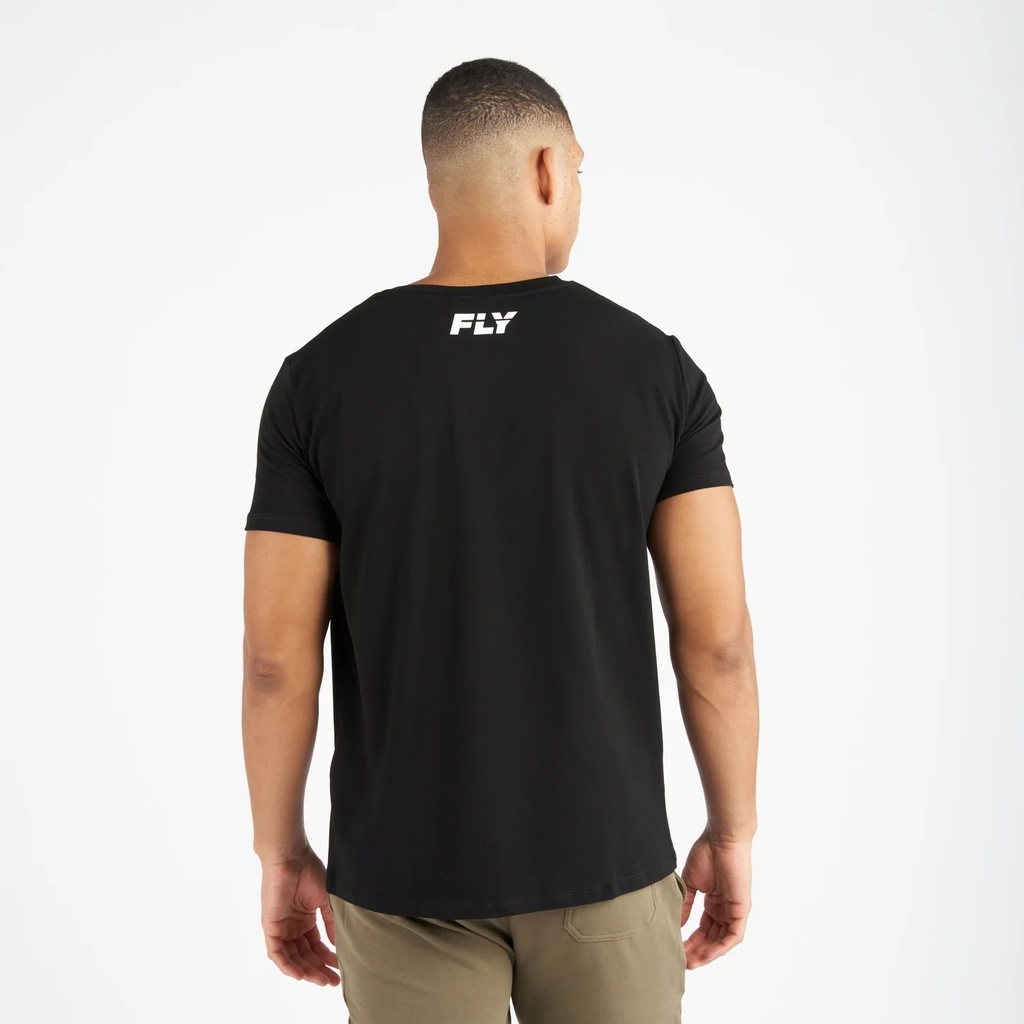 Fly T-Shirt Small Logo, Schwarz 2