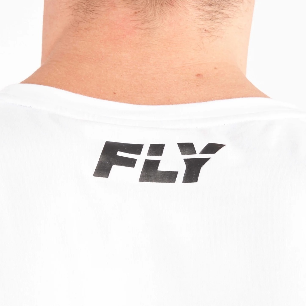 Fly T-Shirt Small Logo, Weiß 2