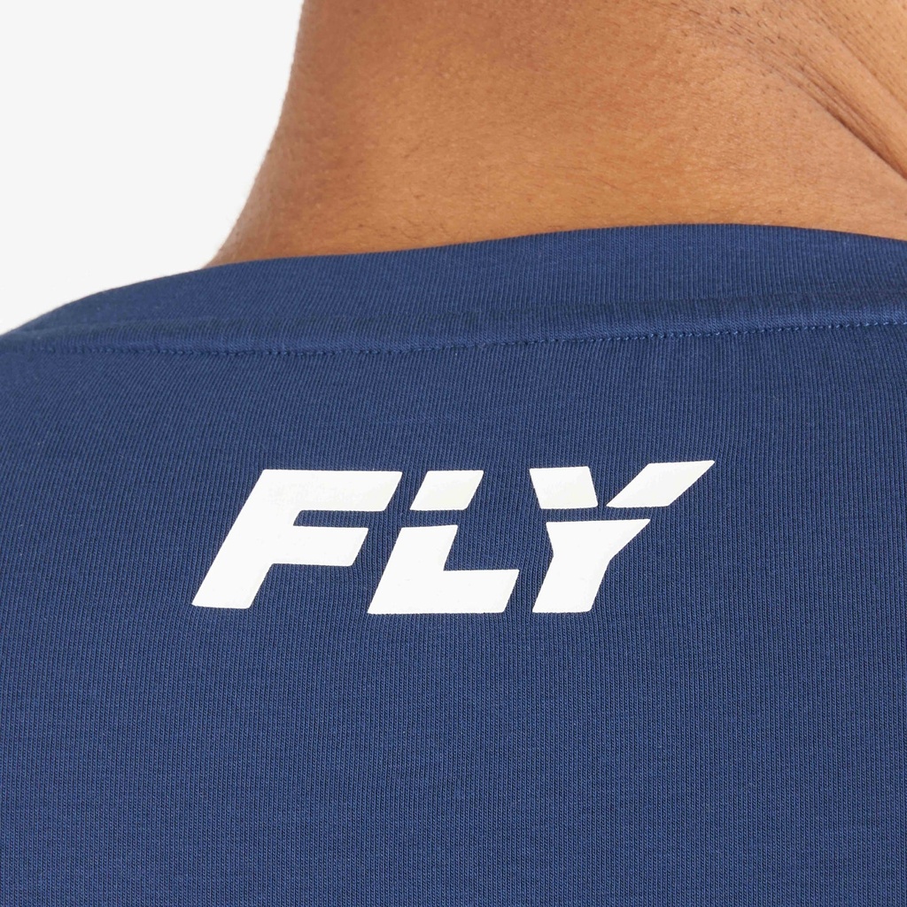 Fly T-Shirt Big Logo, Blau 4