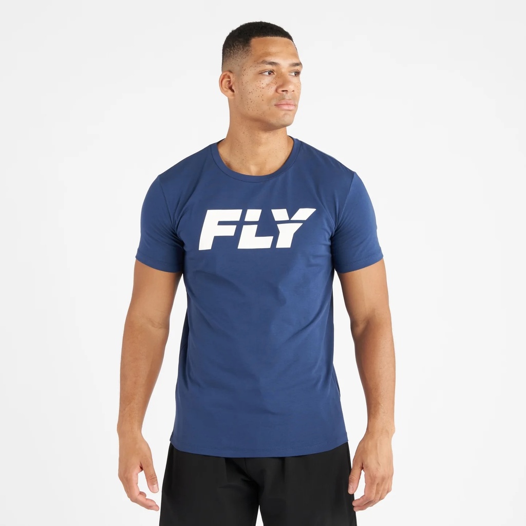 Fly T-Shirt Big Logo, Blau 6