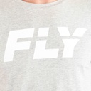 Fly T-Shirt Big Logo, Grau 3