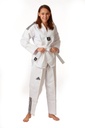 adidas Taekwondo Anzug Adi Club III Stripes, Weiß