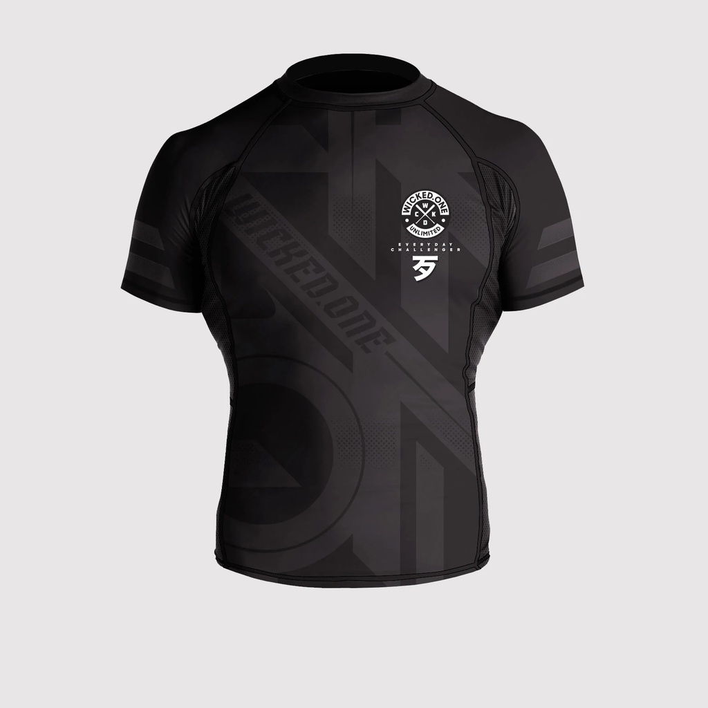 Wicked One Rash Guard Outsiderz, Schwarz 3