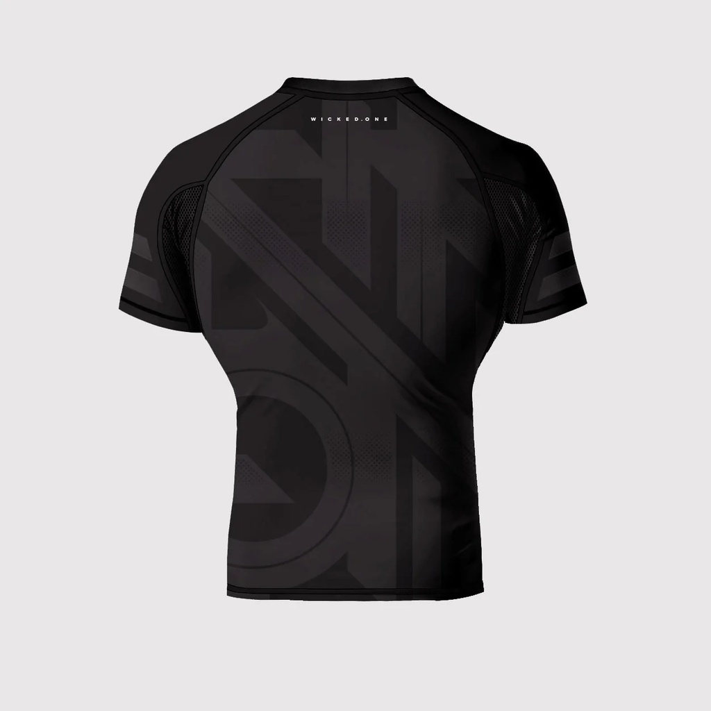 Wicked One Rash Guard Outsiderz, Schwarz 4