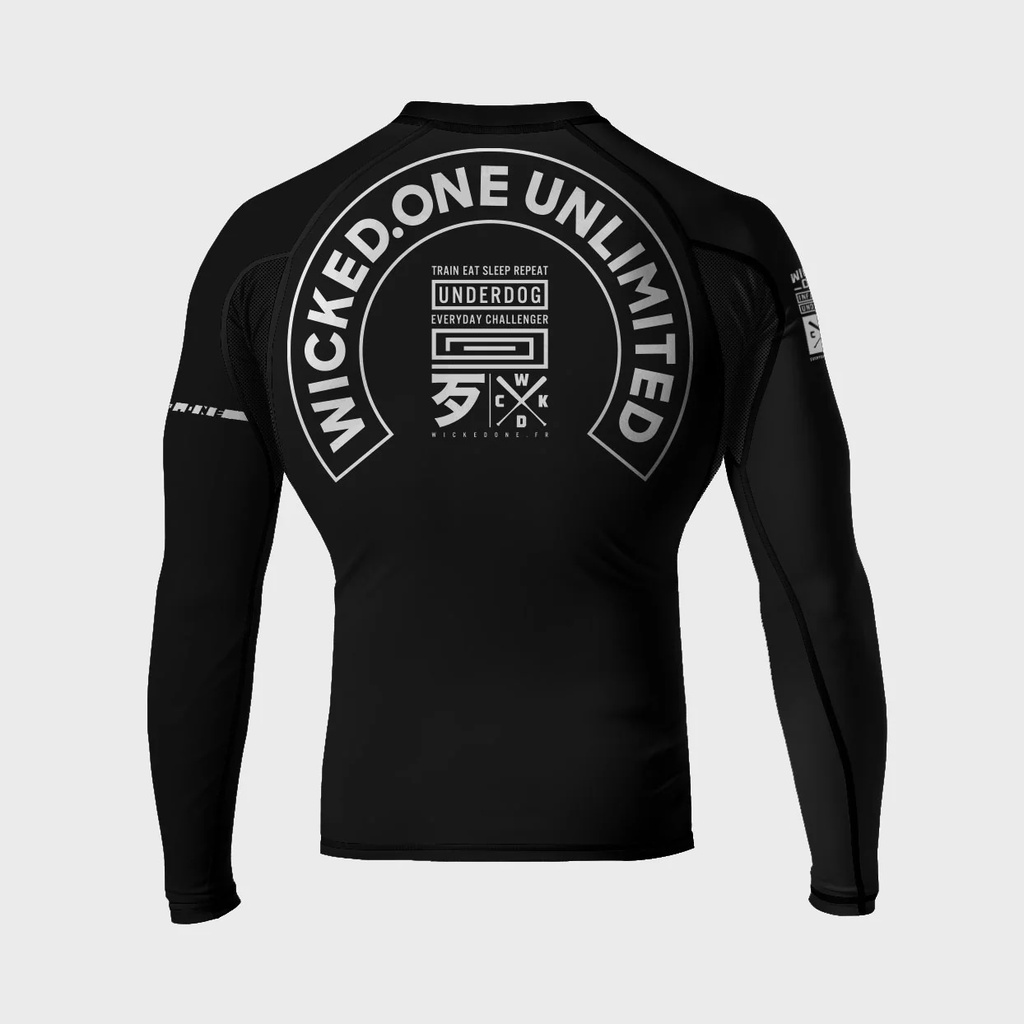 Wicked One Rash Guard Track, Schwarz 5