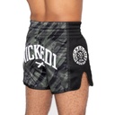Wicked One Muay Thai Shorts Fury, Black-Khaki 5