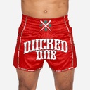 Wicked One Muay Thai Shorts Bandido, Rot 4