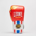 Leone Boxhandschuhe Thai Style, Rot-Gold 2