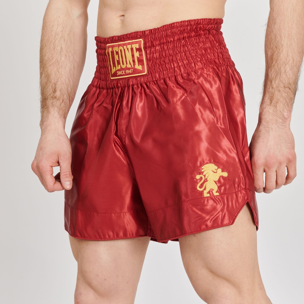 Leone Muay Thai Shorts Basic, Rot 2