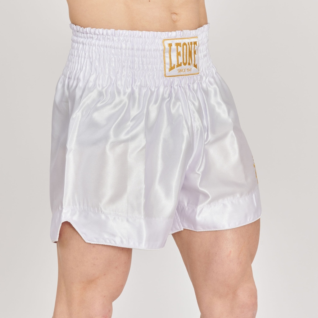 Leone Muay Thai Shorts Basic, Weiß 2