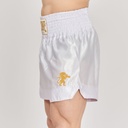 Leone Muay Thai Shorts Basic, Weiß 4