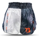 Booster Muay Thai Shorts Performance, Schwarz-Orange 4
