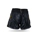 Booster Muay Thai Shorts Slugger Wave, Schwarz-Gold 3