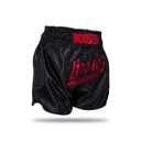 Booster Muay Thai Shorts Thunder, Schwarz-Rot 5