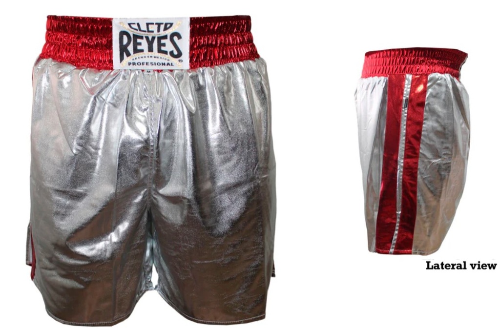 Cleto Reyes Boxhose Metallic, Silber-Rot