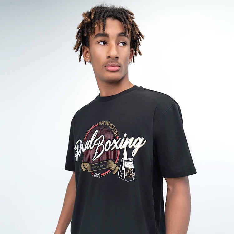 Rival T-Shirt Vintage Graphic, Schwarz 2