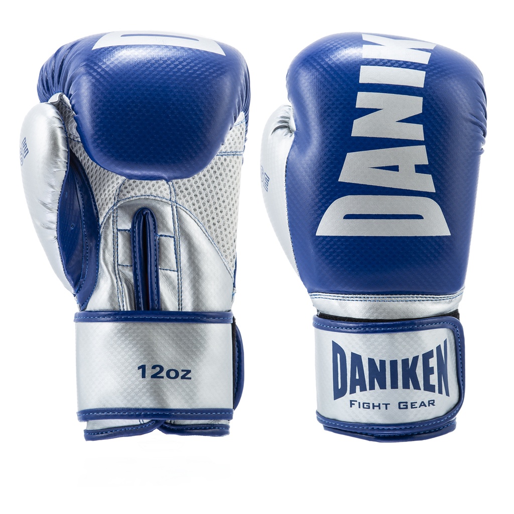 Daniken Boxhandschuhe Eclipse, Blau-Silber