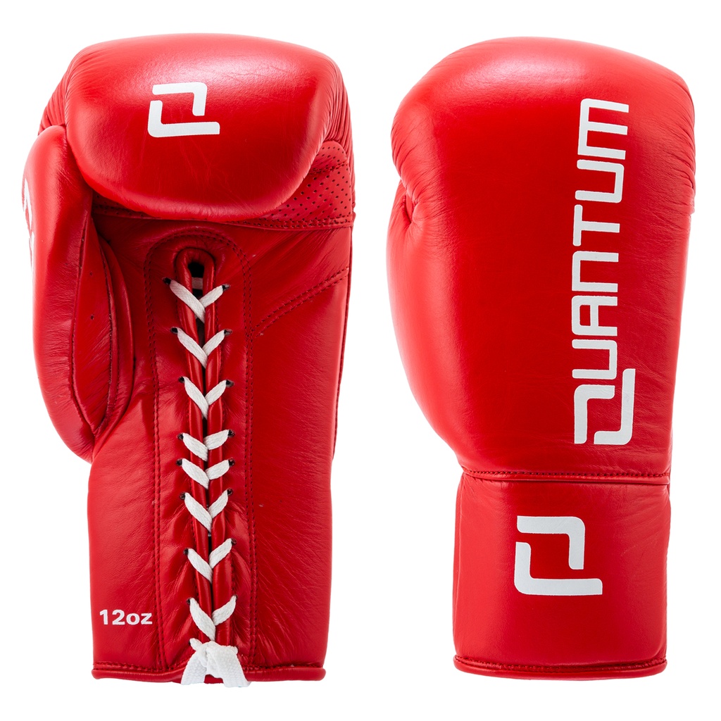 Quantum Boxhandschuhe Q7 Sparring mit Schnürung, Rot