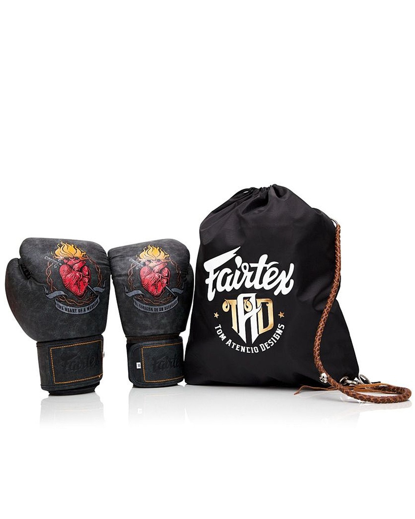 Fairtex Boxhandschuhe BGV Heart of Warrior, Dunkelgrau 3