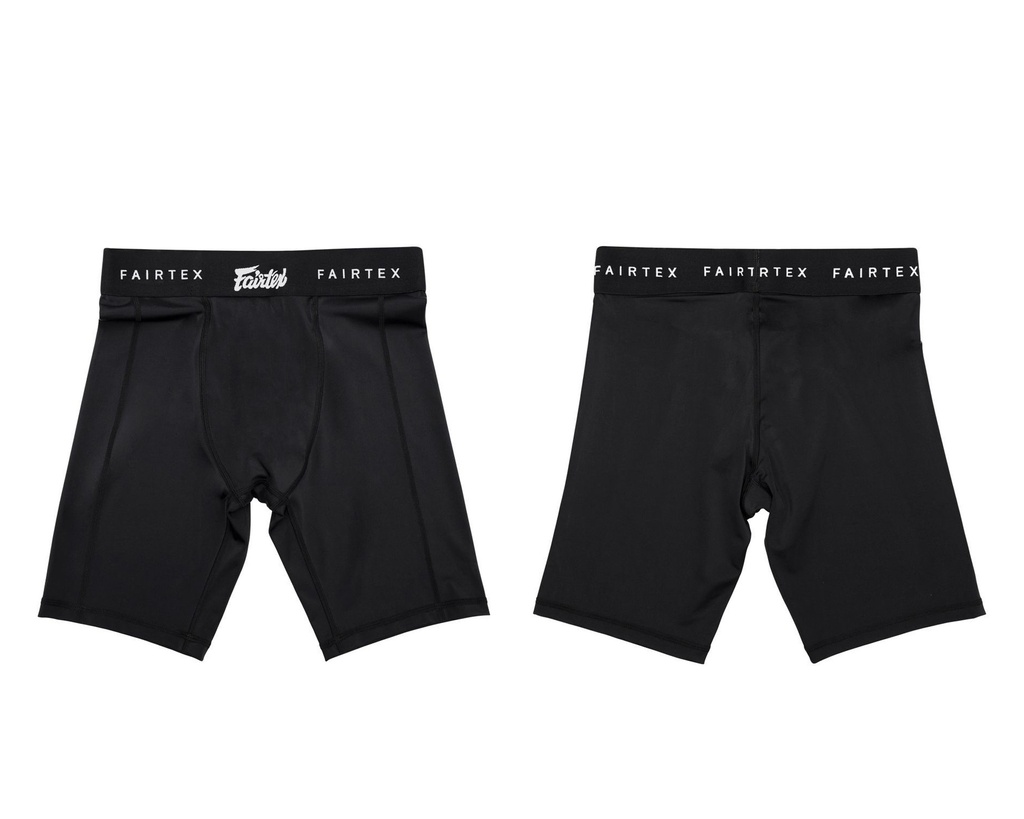 Fairtex Compression Short mit Tiefschutz GC3, Schwarz 3