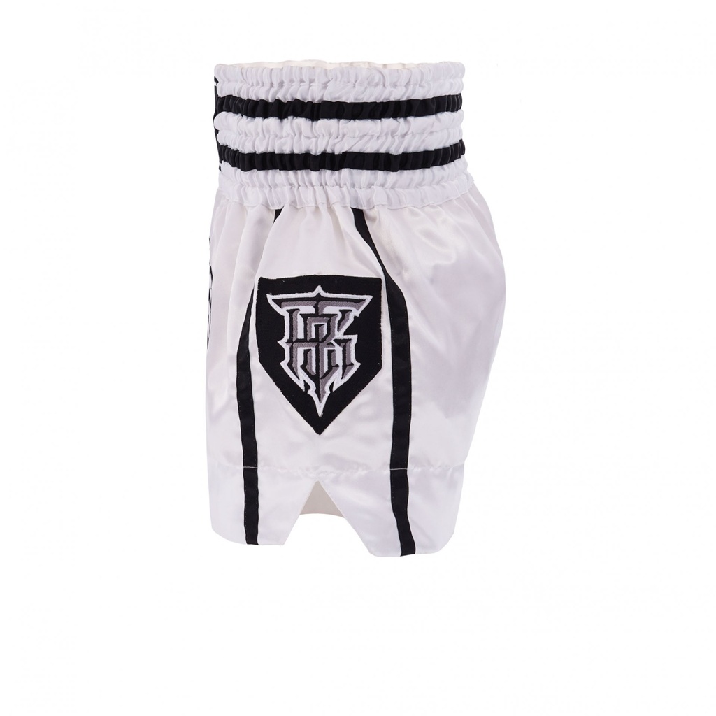 Top King Muay Thai Shorts TKTBS-216, Weiß 2