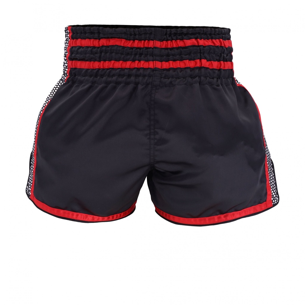 Top King Muay Thai Shorts TKTBS-239, Schwarz-Rot 4