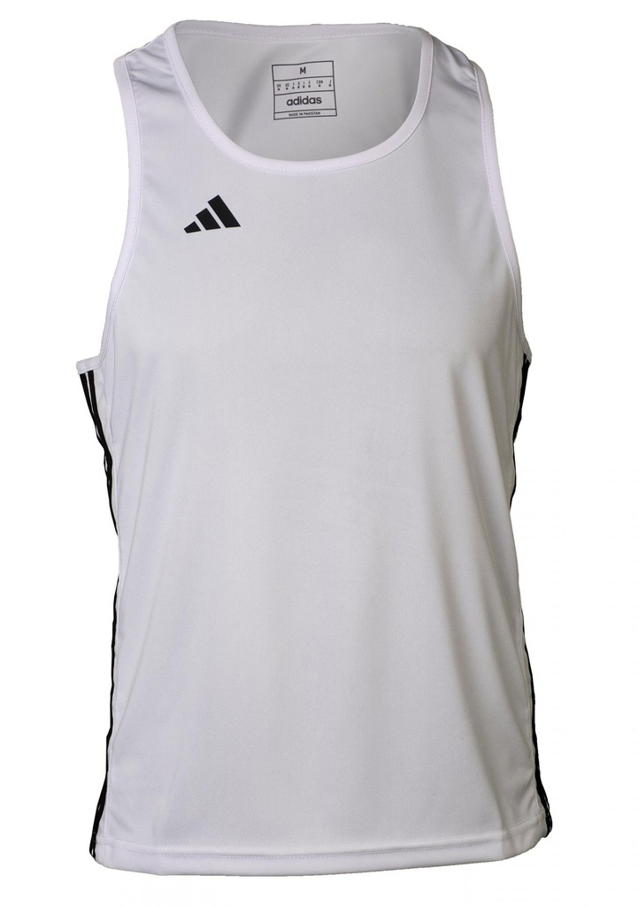 adidas Boxing Tank Top Punch Line, Weiß-Schwarz 2