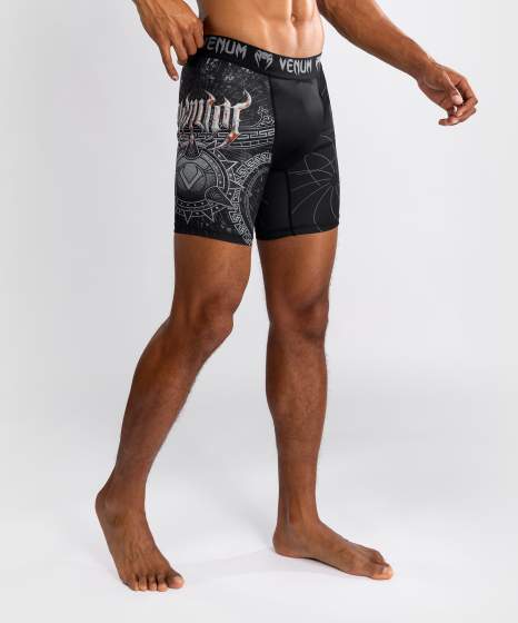 Venum Compression Shorts Gladiator 5.0, Schwarz-Silber 4