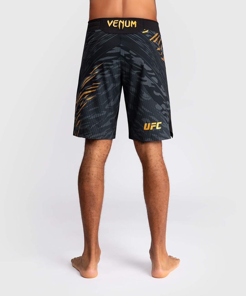 Venum Fight Shorts UFC Fusion Authentic Fight Night Long Fit Champion, Schwarz-Gold 3