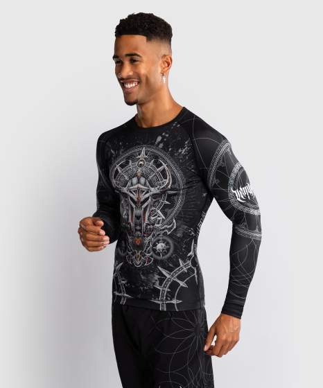 Venum Rash Guard Gladiator 5.0, Schwarz-Silber 4