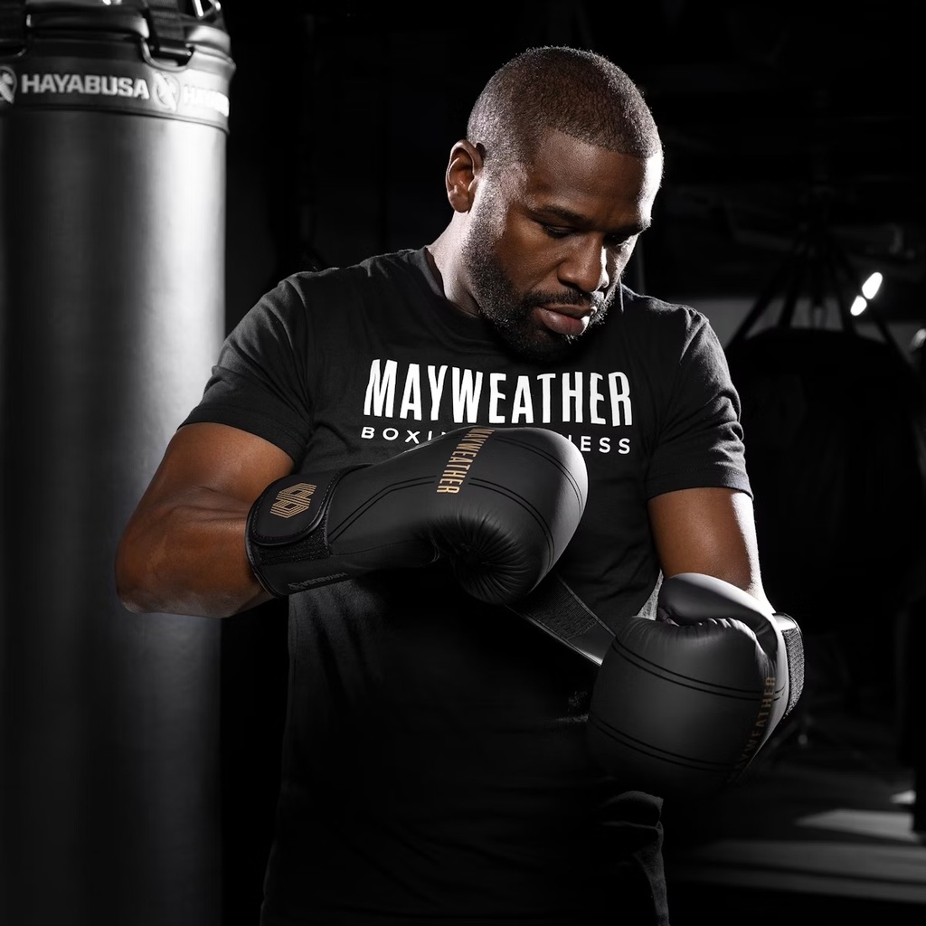 Hayabusa Boxhandschuhe Mayweather Contender, Schwarz-Gold 5