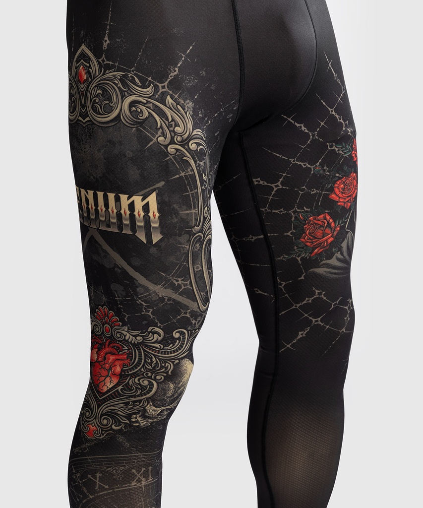 Venum Compression Pants Santa Muarte 5.0, Schwarz 7