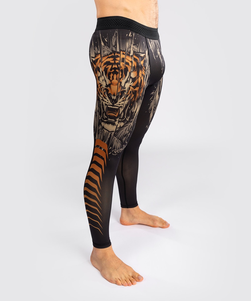 Venum Compression Pants Tiger, Schwarz 2