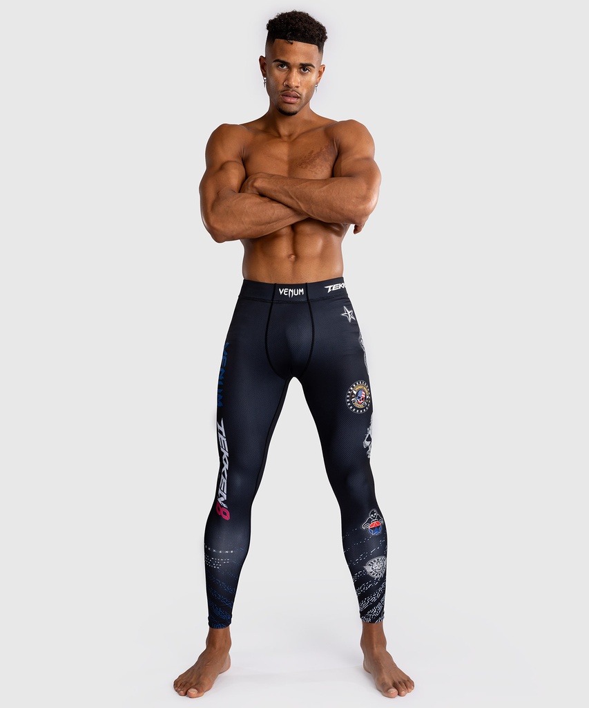 Venum Compression Pants X Tekken 8 Paul Phoenix, Schwarz 10