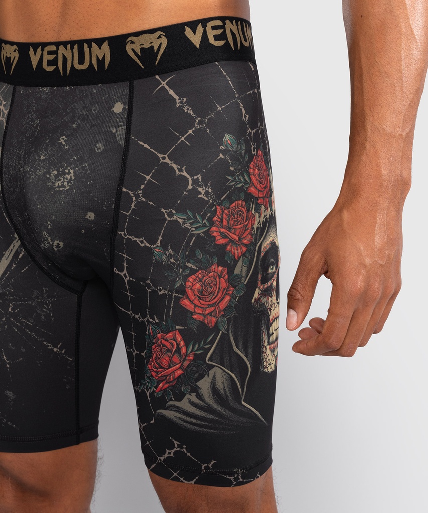 Venum Compression Shorts Santa Muerte 5.0, Schwarz 7