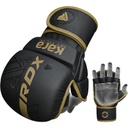 RDX MMA Handschuhe Sparring F6 Kara, Schwarz-Gold 2