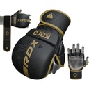 RDX MMA Handschuhe Sparring F6 Kara, Schwarz-Gold 3