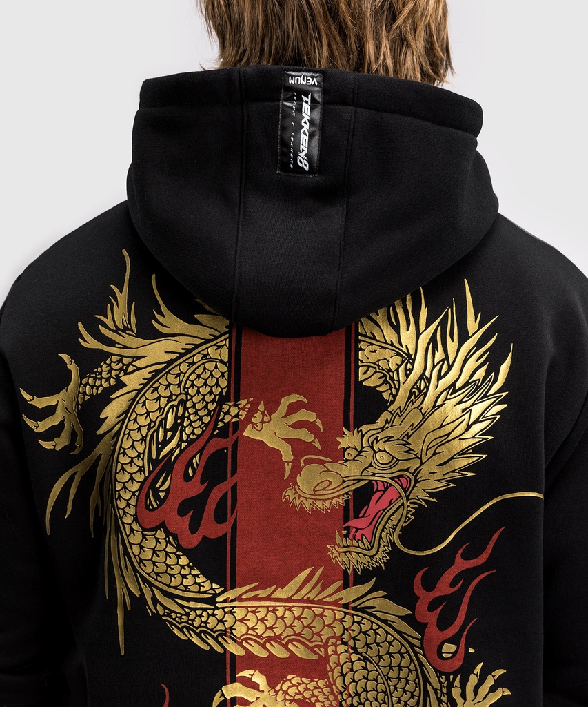 Venum Hoodie X Tekken 8 Marshall Low, Schwarz-Rot 8