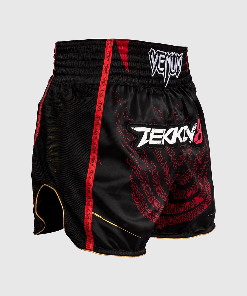 Venum Muay Thai Shorts X Tekken 8 Marshall Low, Schwarz-Rot 2