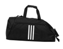 adidas Sporttasche 2in1 Polyester, Schwarz-Weiß