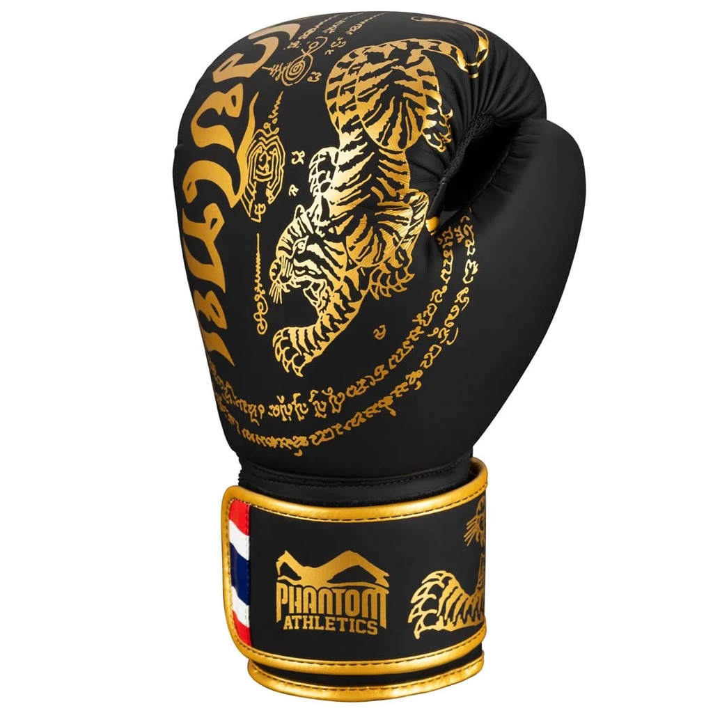 Phantom Boxhandschuhe Muay Thai LE, Schwarz-Gold 2