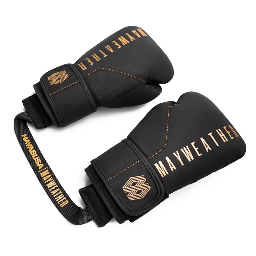 Hayabusa Anti Geruchs Pads Mayweather, Schwarz-Gold 3