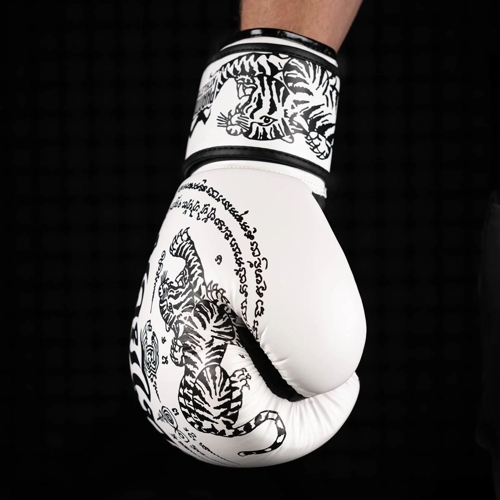 Phantom Boxhandschuhe Muay Thai, Weiß-Schwarz 7