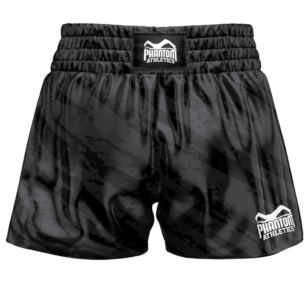 Phantom Muay Thai Shorts Camo Tiger, Schwarz-Grau 2