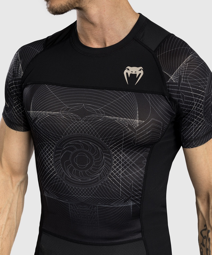 Venum Rash Guard G-Fit Air, Schwarz-Sand