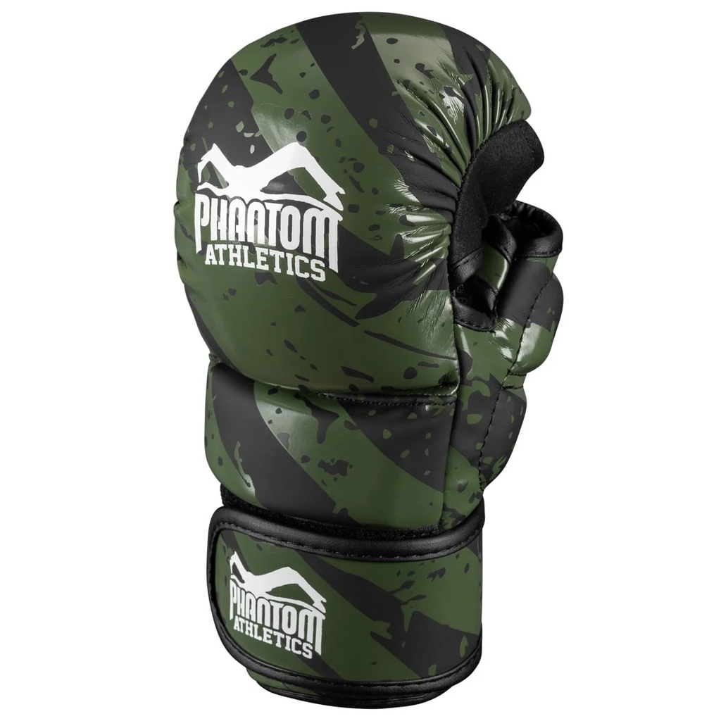 Phantom Sparring MMA Handschuhe Camo Tiger, Grün 2