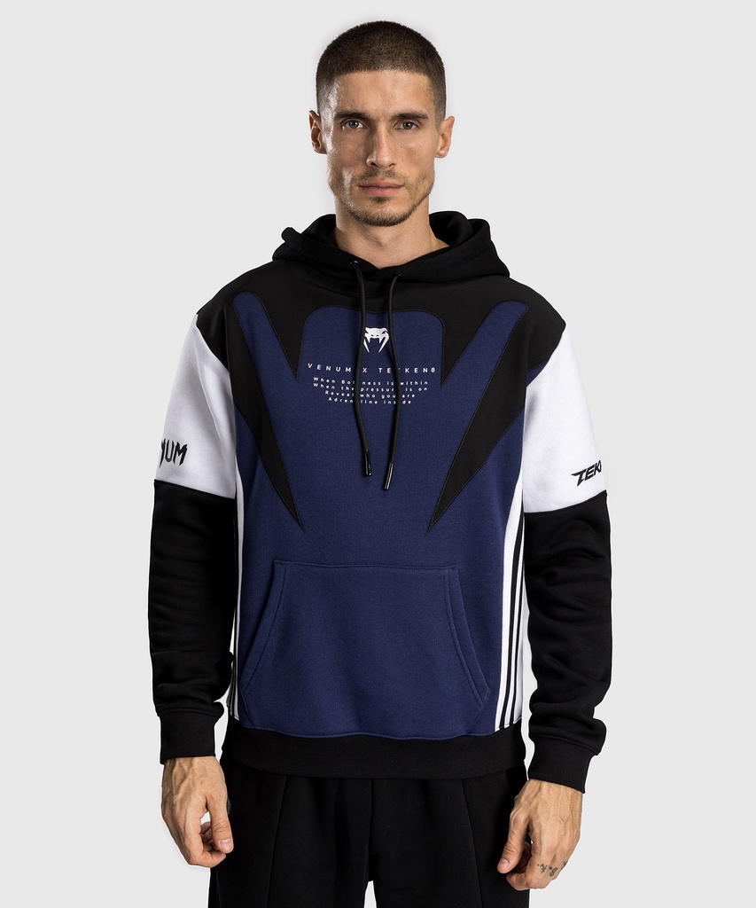 Venum Hoodie X Tekken 8 Jin Kazama, Blau-Weiß 2