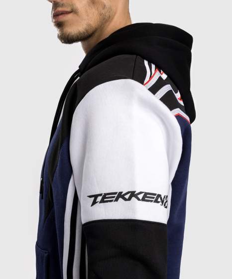 Venum Hoodie X Tekken 8 Jin Kazama, Blau-Weiß 6